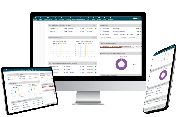 L'ERP CRM dolibarr est responsive